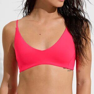 Left On Friday Sunday Bathing Suit Top - Rescue (Neon Red), Size M
